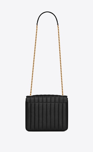 SAINT LAURENT Vicky Woman vicky large in matelassé lambskin b_V4